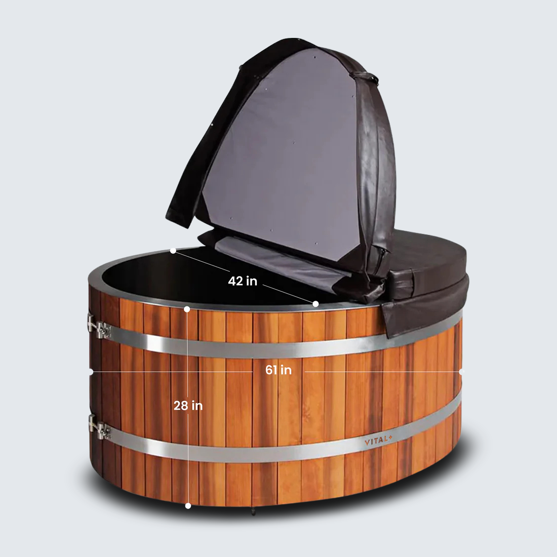 <p>Engineered for performance and built to last, the Canadian Cedar Ice Bath combines industrial-strength marine-grade 316 stainless steel with elegant craftsmanship to deliver a premium cold therapy experience.</p><p>Designed for daily use in the harshest environments, it offers a clean, quiet, and reliable solution for athletes, wellness enthusiasts, and recovery seekers alike.</p>
